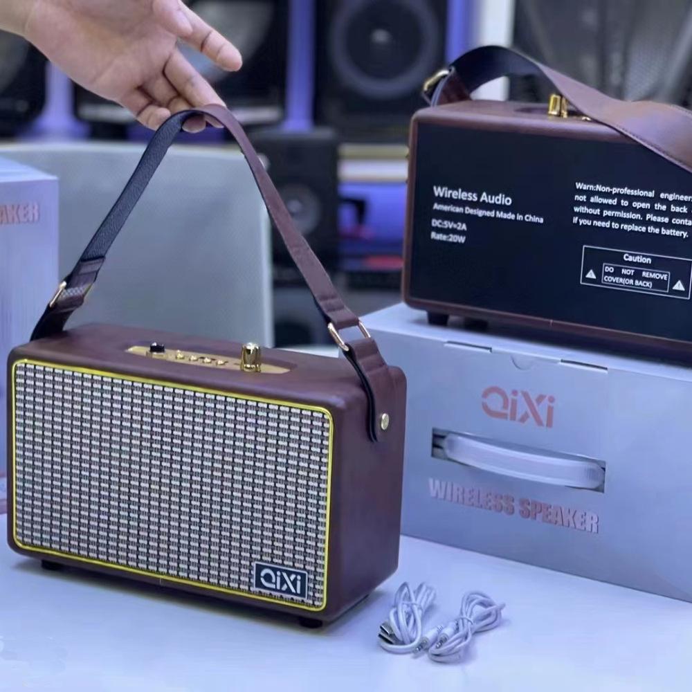 4-Inch Double Speaker Portable Bluetooth Speaker Sk2025 Outdoor Square Dance Audio Portable Player Cross-Border