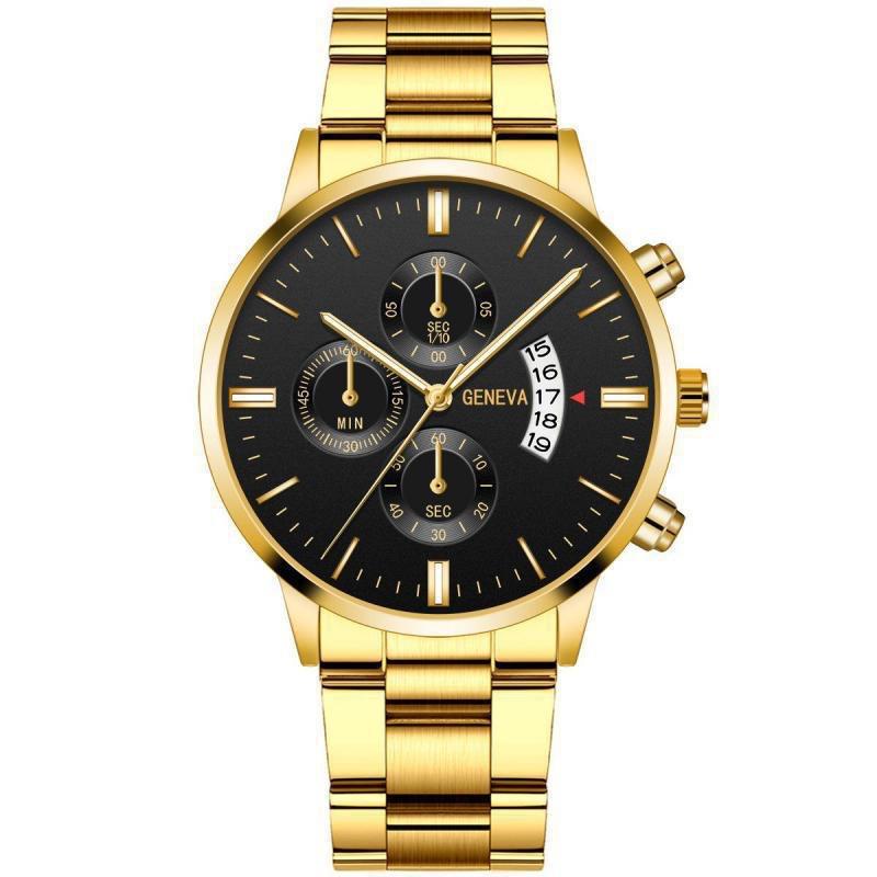cross-border alloy round steel belt quartz watch men's business watch men's watch men's watch mirror large dial wholesale Application Scenario