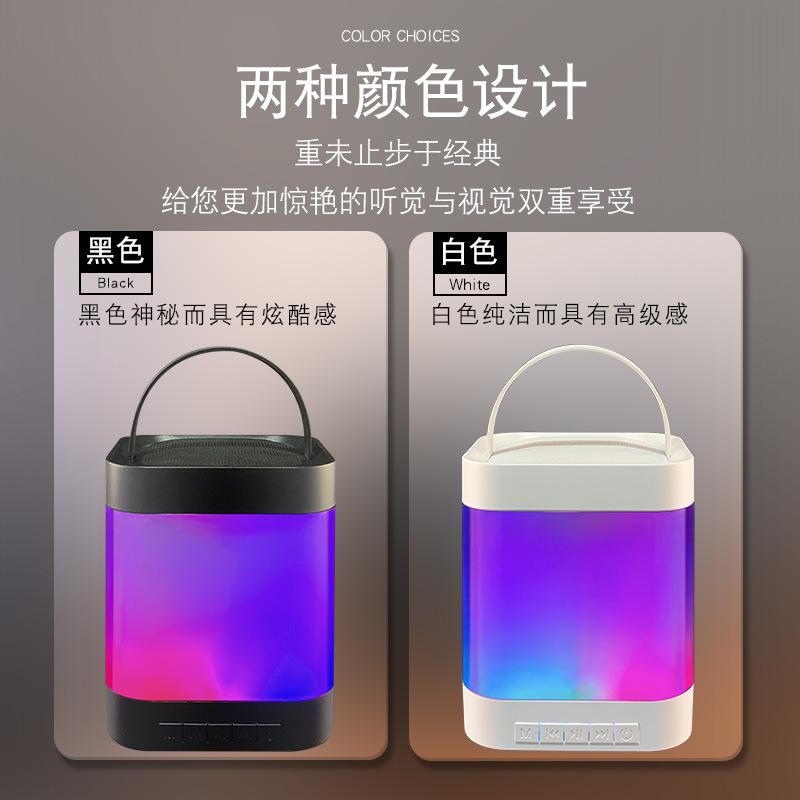 new z9 colorful led outdoor portable bluetooth speaker wireless microphone kge bao all-in-one ktv audio Item Picture