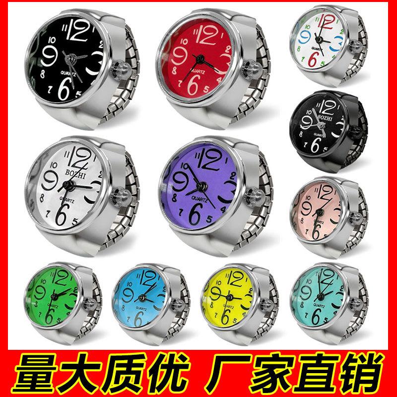 personalized men and women ring watch hot sale couple ring watch korean fashion wholesale alloy silver case manufacturer direct wholesale