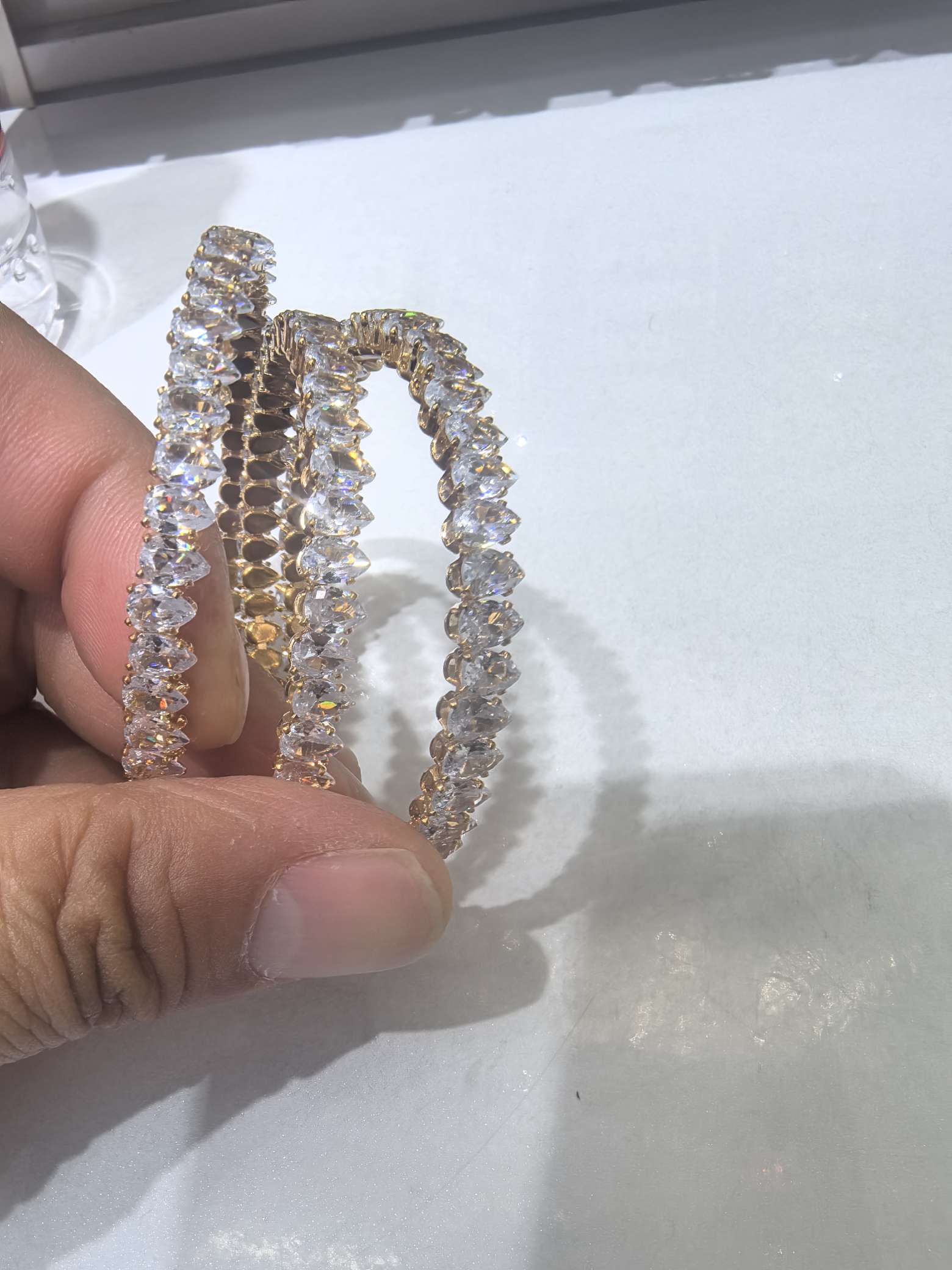 淡水珠饰品水晶锆石套链 树脂珠手镯女不规则名媛 项链 珠宝首饰定制 高级饰品珠宝饰品精致典雅淡水珠饰品水晶锆石套链树脂珠