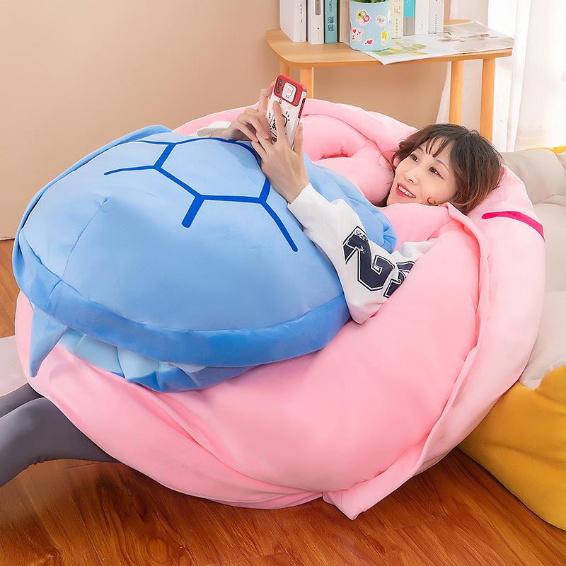 cross-border wearable turtle shell plush toys large doll internet celebrity lazy sofa opposite sex pillow support wholesale
