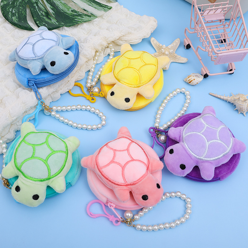 小熊零钱包 小兔子钱包8cm零钱包贴卡通头精品钱包卡包零钱包详情图2