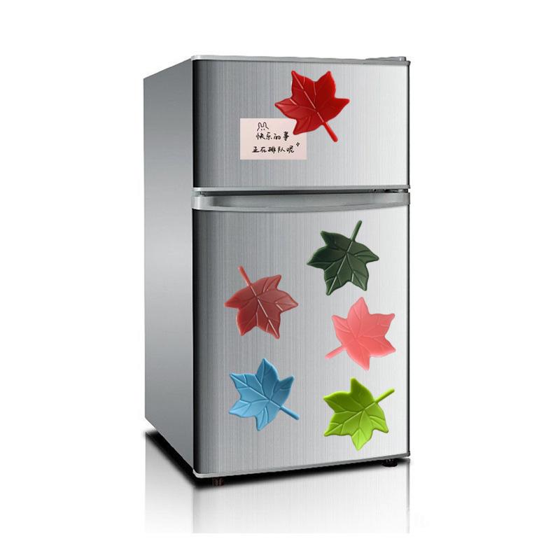 home fun magnet magnetic refrigerator message magnetic paste personality maple leaf shape creative kitchen refridgerator magnets