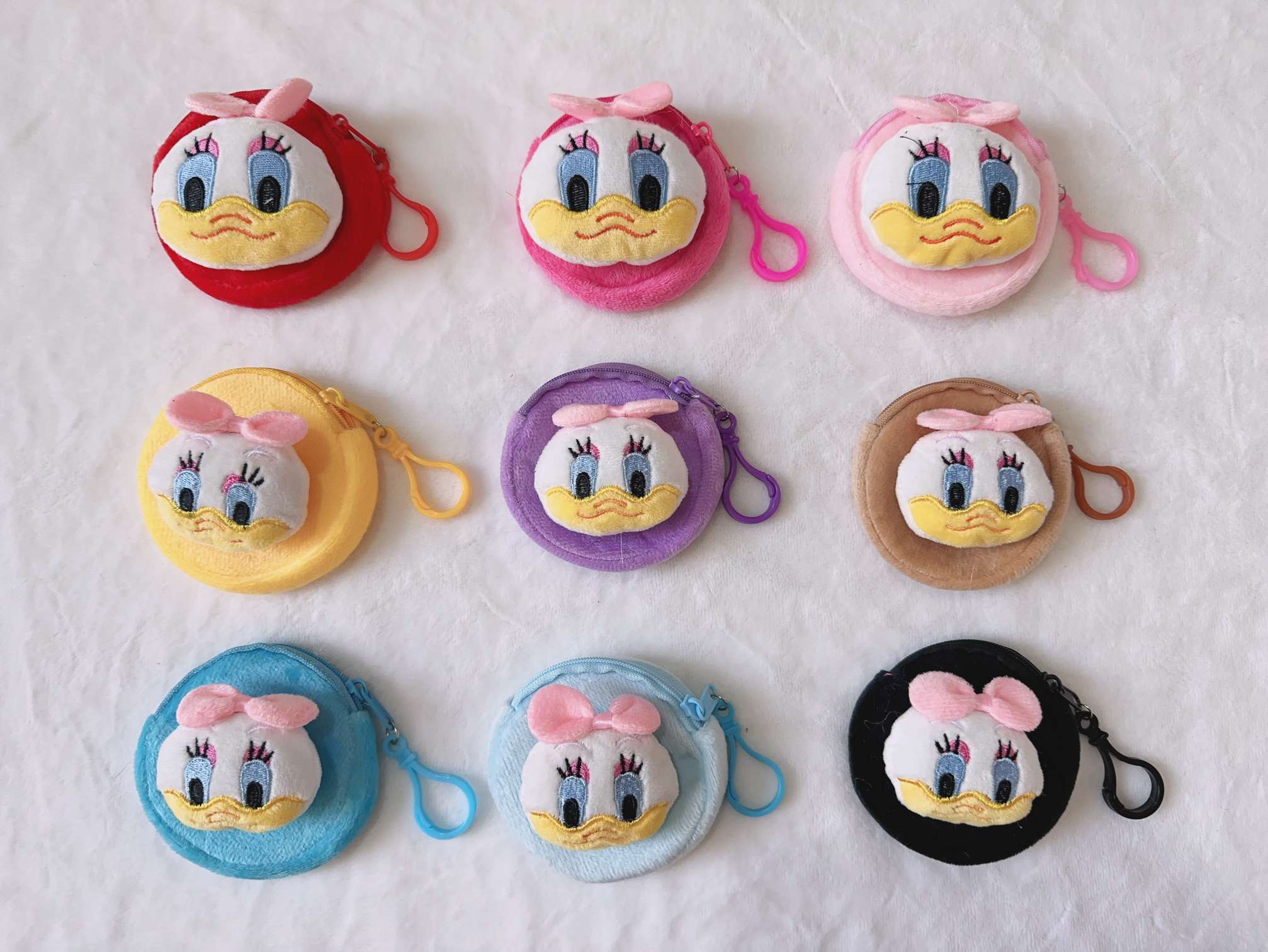 小熊零钱包 小兔子钱包8cm零钱包贴卡通头精品钱包卡包零钱包详情图9