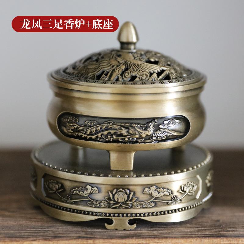 2023 new tower incense burner cone incense burner crafts collection incense burner buddha utensils craft zen ornament antique stove details Picture