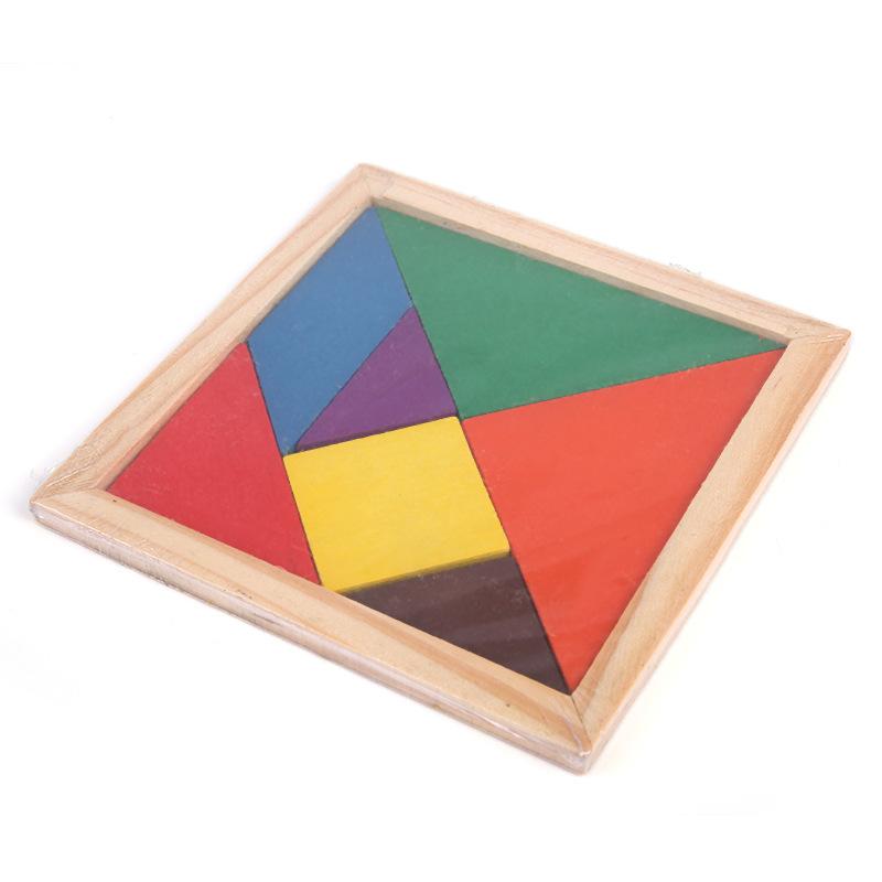 [Puzzle] Colorful Wholesale Wooden Toys Brain Development Py Early Eduion Eduional Toys Jigsaw Puzzle Promotion Building Blos