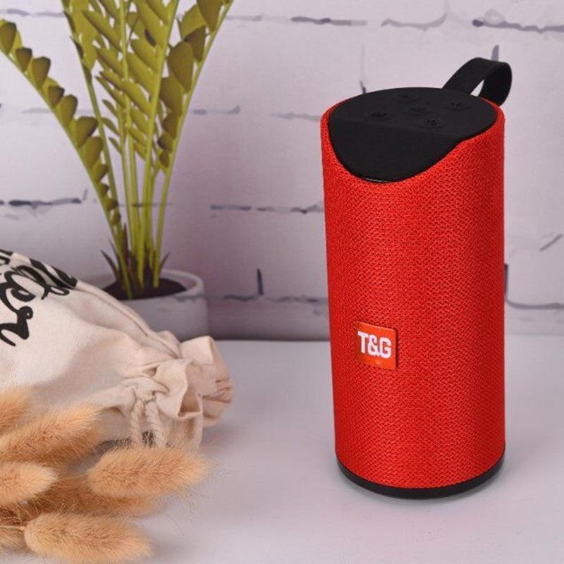 [bluetooth audio] tg113 waterproof mobile phone bluetooth speaker computer car subwoofer u disk tf card lock and load spray
