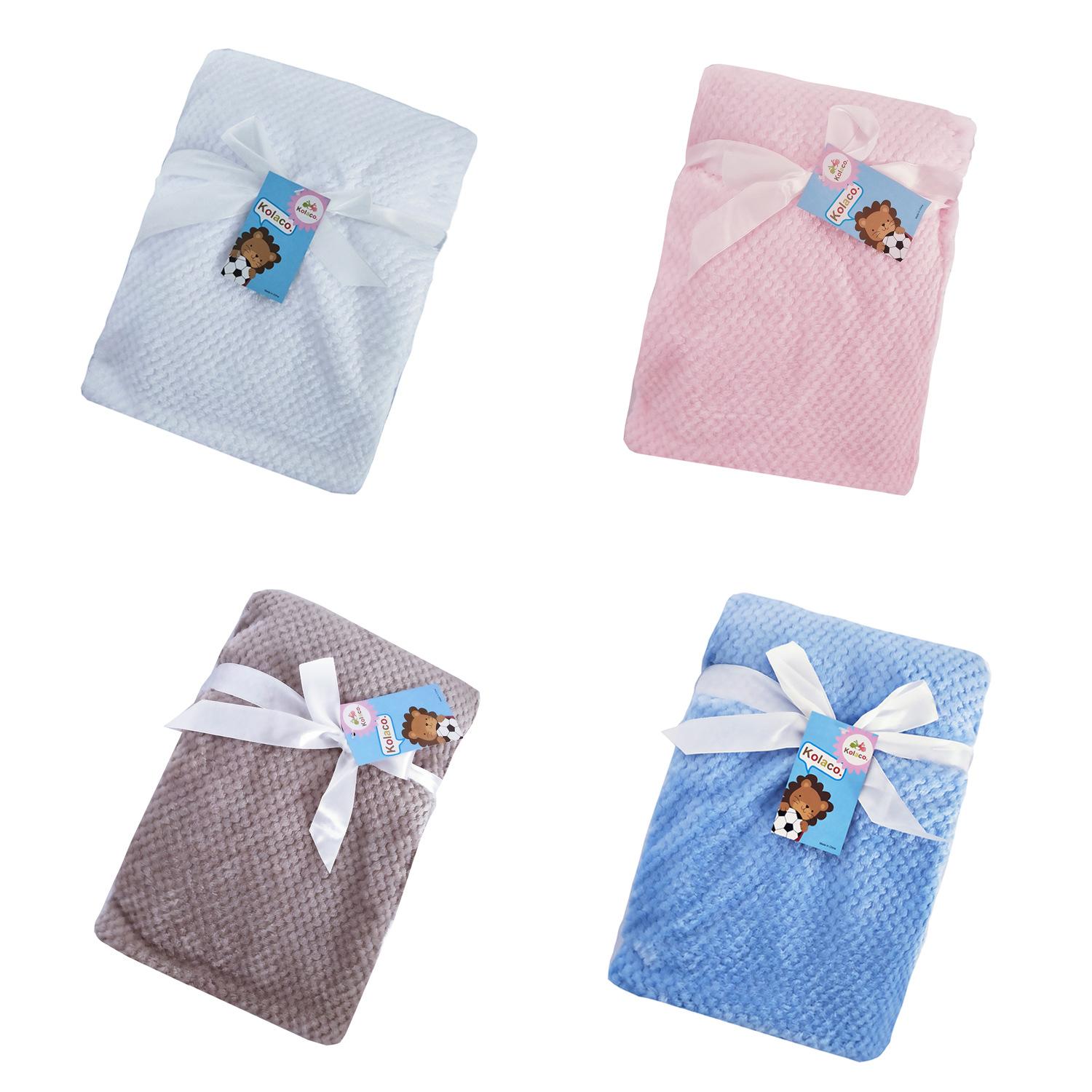 babe cashmere baby blanket double layer baby blanket coral fleece pineapple plaid babe cashmere children's blanket flannel corn