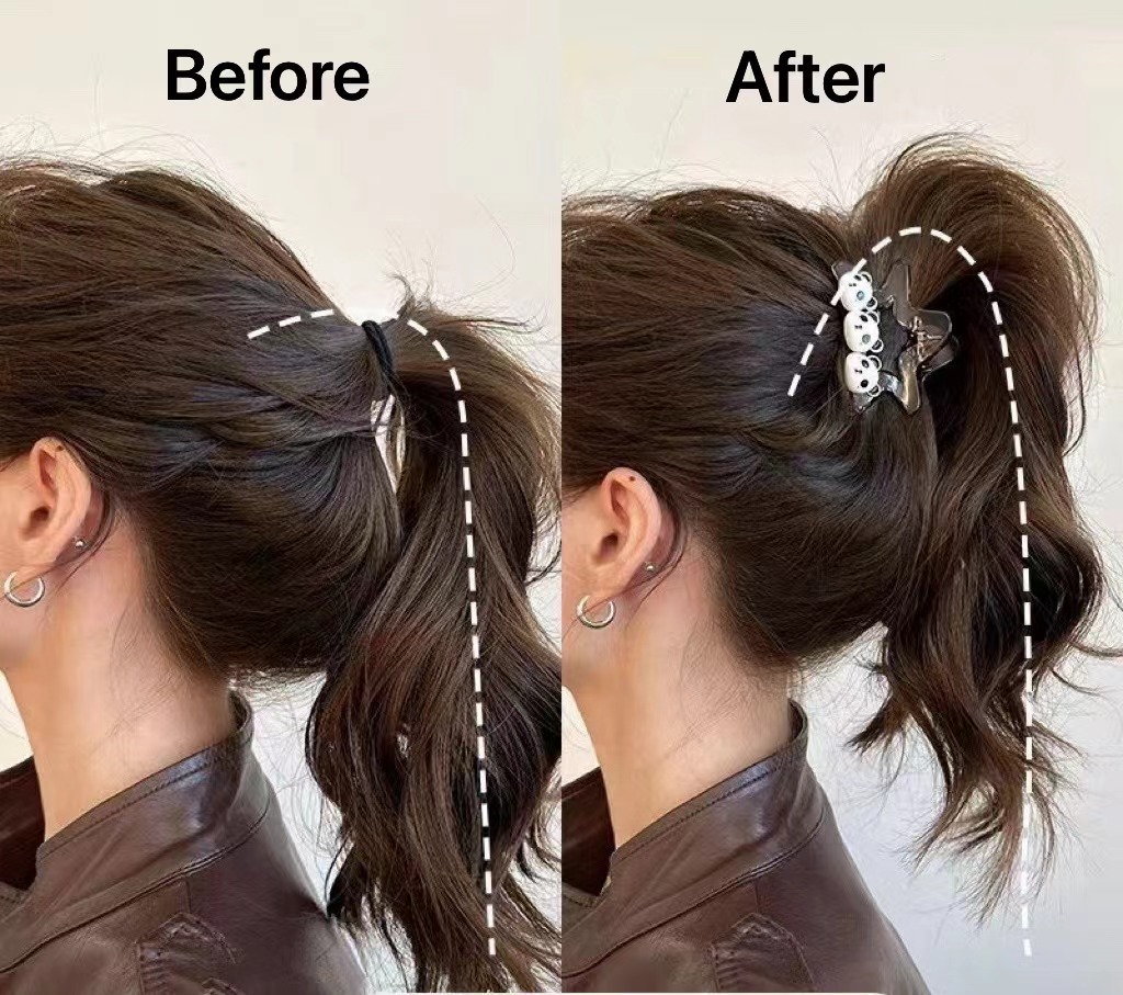 发夹/创意饰品/发夹植绒/发饰/发卡细节图