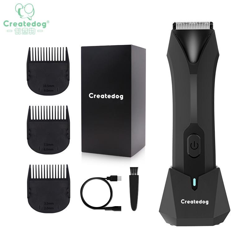 Small Household Appliances Cross-Border Body Hair Trimmer Hair Clipper Pubic Hair Electric Fully Washable Men's Shaver Private Parts