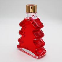 creative aromatherapy bottles christmas tree small liquor bottle transparent glass jar 180ml fruit wine bottle aromatherapy subpackaging empty bottles