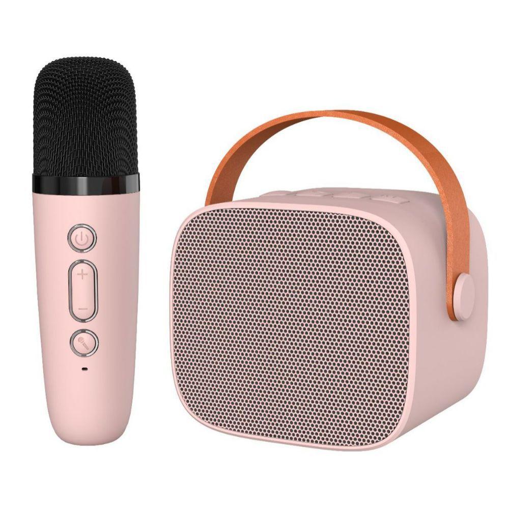 p2 portable mini wireless microphone integrated bluetooth audio outdoor karaoke home microphone set cross-border special Item Picture