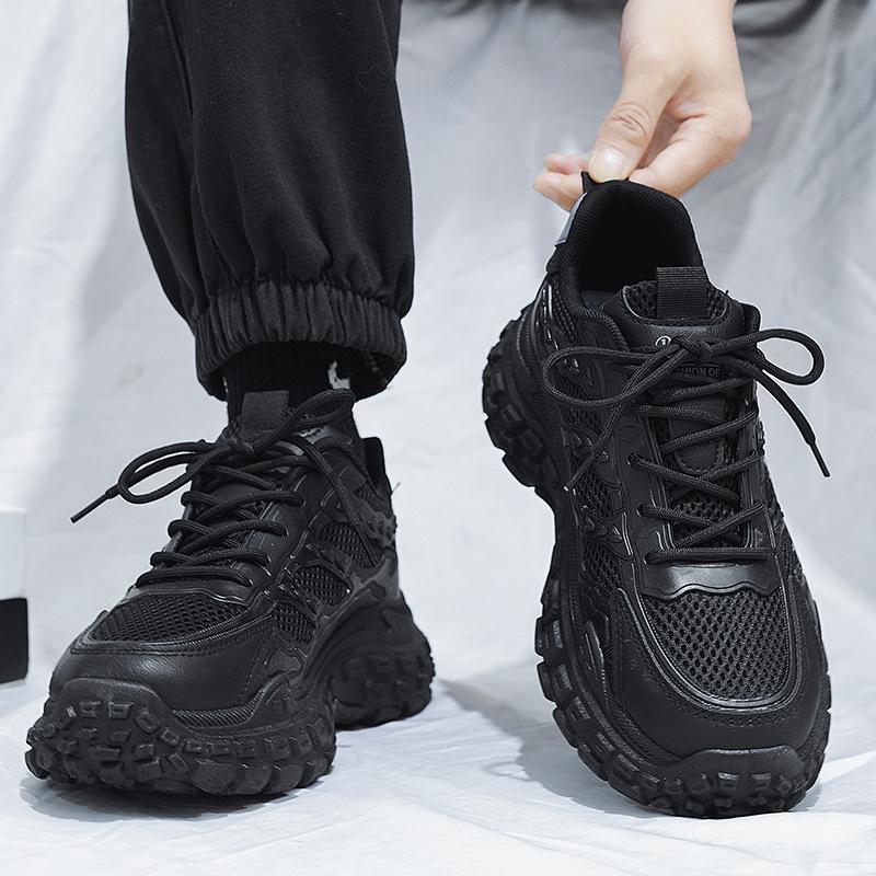 live broadcast cross-border men's shoes 2024 new black sports and leisure working wear waterproof, non-slip, wear-resistant durable labor protection full figure