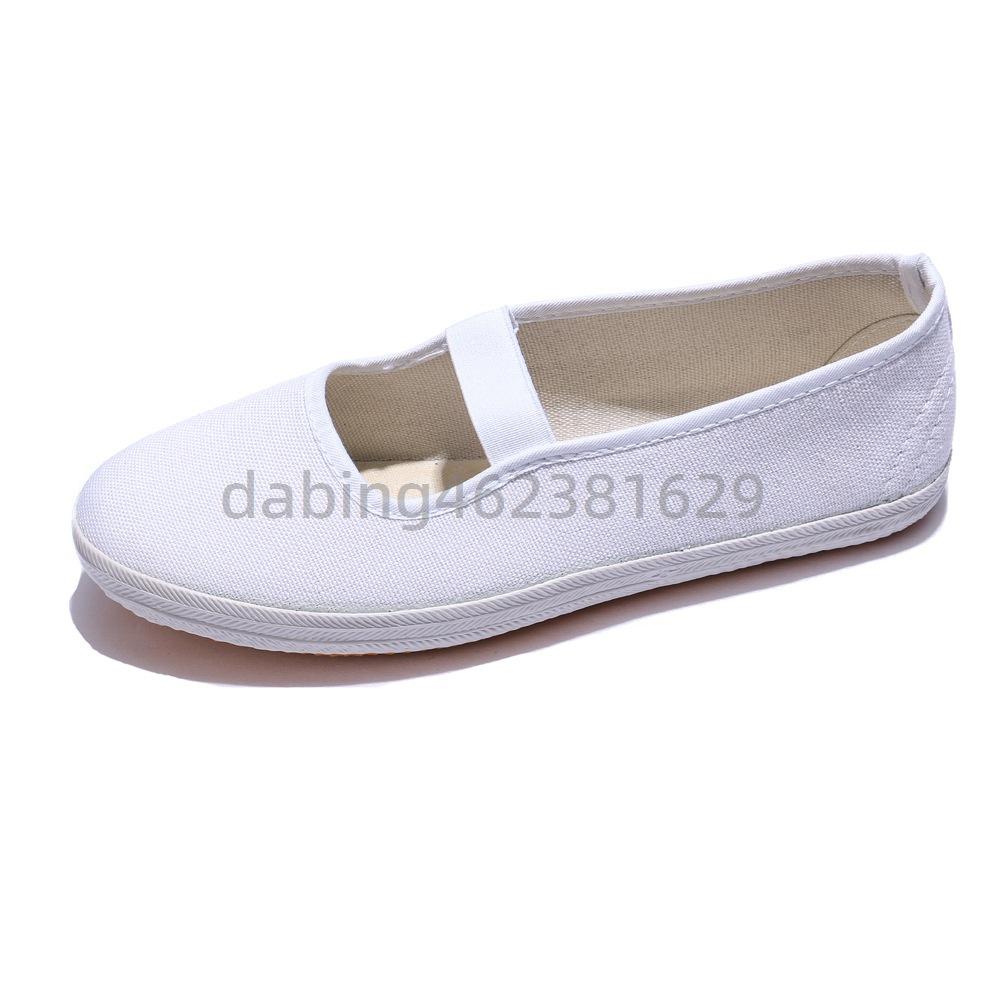 17-size 45 court sneakers white shoes wholesale white casual men's shoes white sneakers canvas white shoes gymnastics performance shoes details Picture
