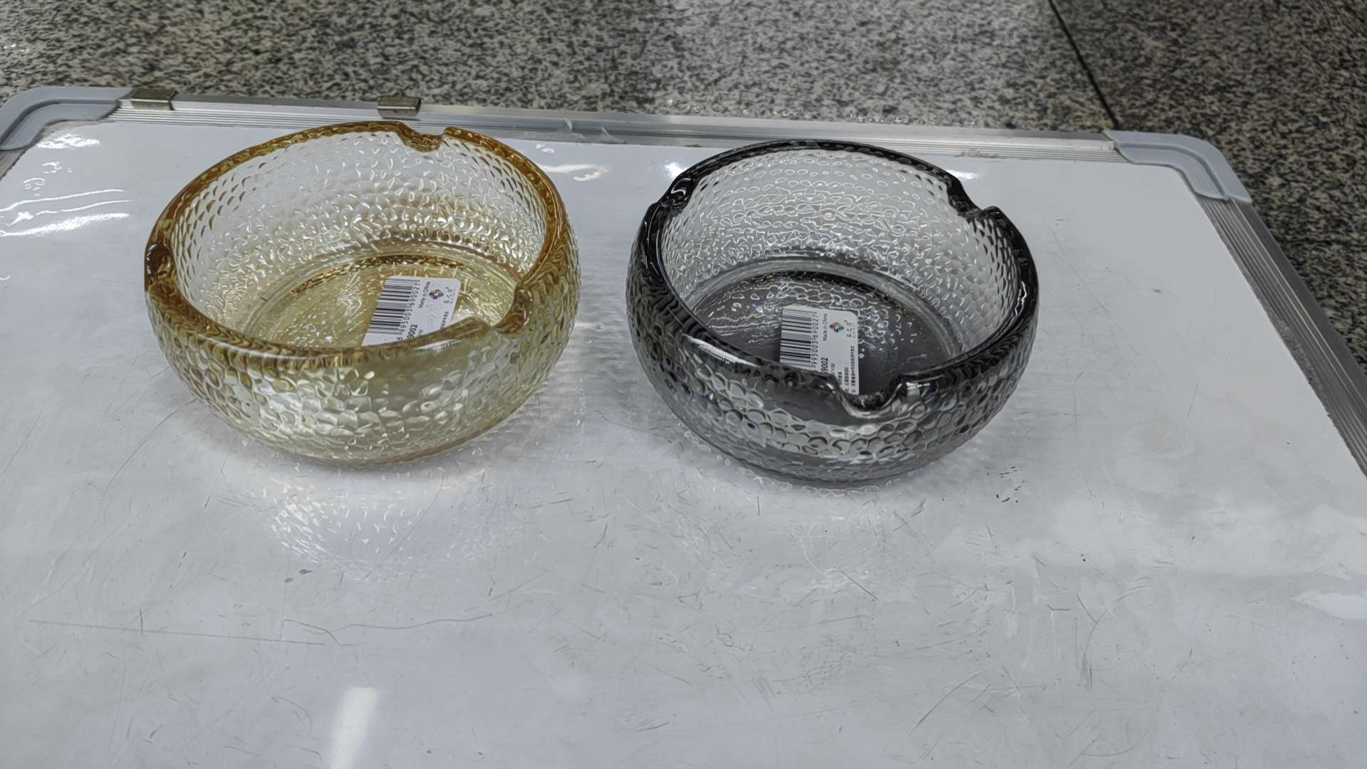 Glass ashtray