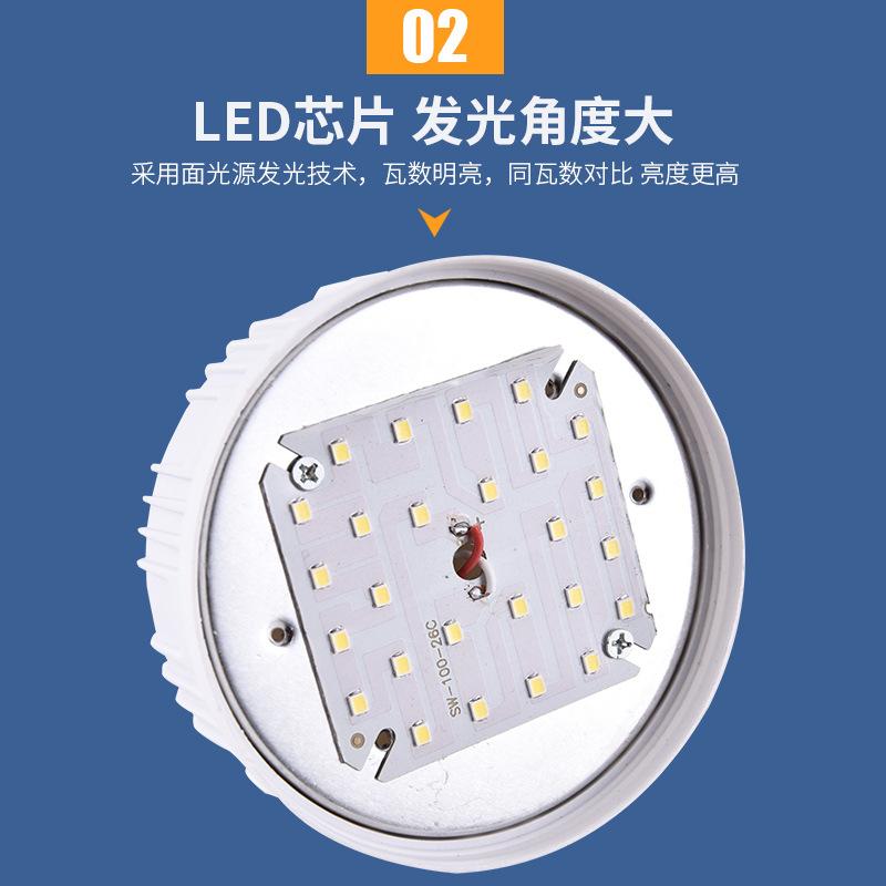 led bulb household high-power energy-saving lamp gao fushuai super bright bulb stall e27 screw mouth 5w electric bulb
