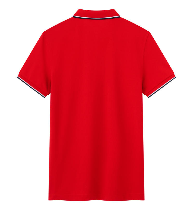 新款宽松舒适冰丝棉短袖翻领polo衫DX-22168详情8