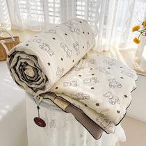 class a double-layer yarn summer blanket soybean fiber summer quilt washed cotton summer air conditioning duvet baby blanket quilt wholesale