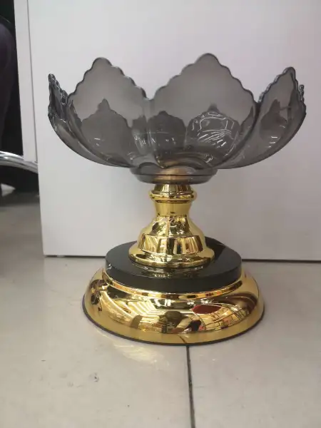 Fruit plate, light luxury European-style multi-layer crystal fruit plate, home living room coffee table, creative rotating snack and candy plate, others Fruit plate, light luxury European-style multi-layer crystal fruit plate, home living room coffee table, creative rotating snack and candy plate, others