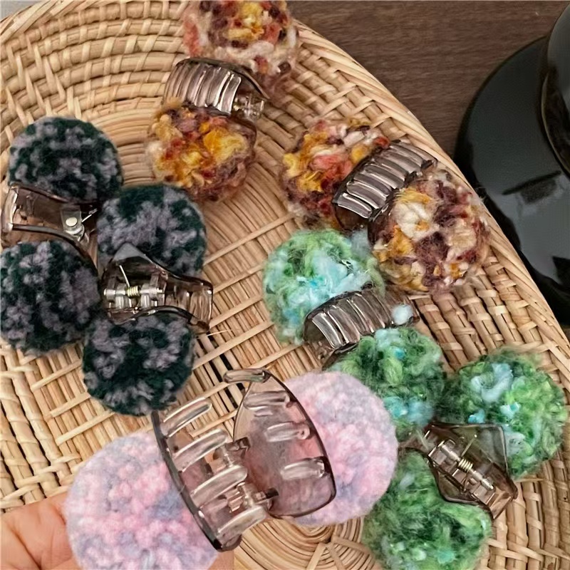 发夹/创意饰品/发夹植绒/发饰/发卡细节图