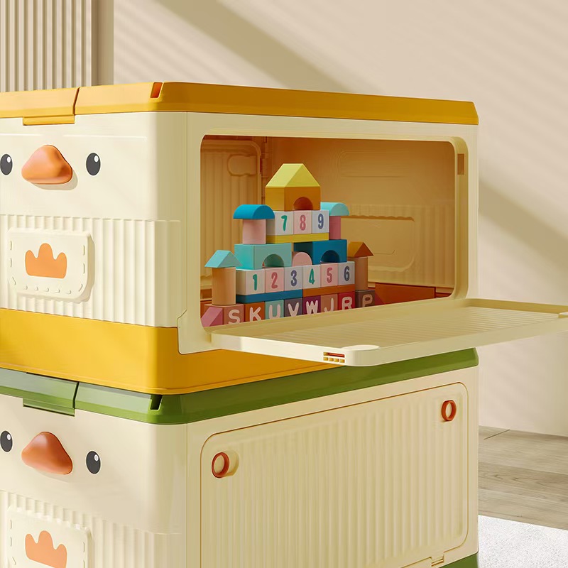 D47-7236 Large building block toy storage box, children's assembly, zero children's parts classification, whole storage box, trolley case Specification image