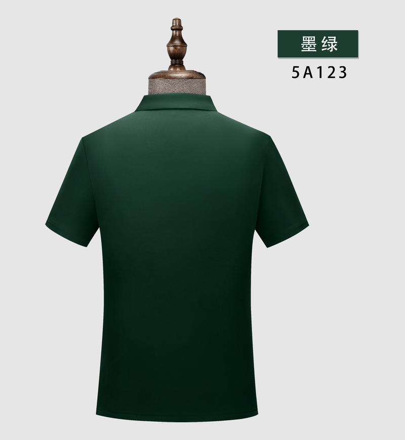 春夏款宽松舒适珠花拉架纯色短袖翻领POLO衫DX-5A123详情19