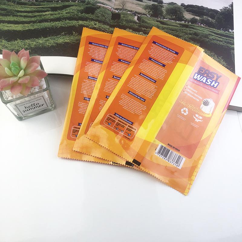 washing powder packing bag daily necessities tearing ziplock bag opp plastic bag frosted cpp combination bag pe bag customization details Picture