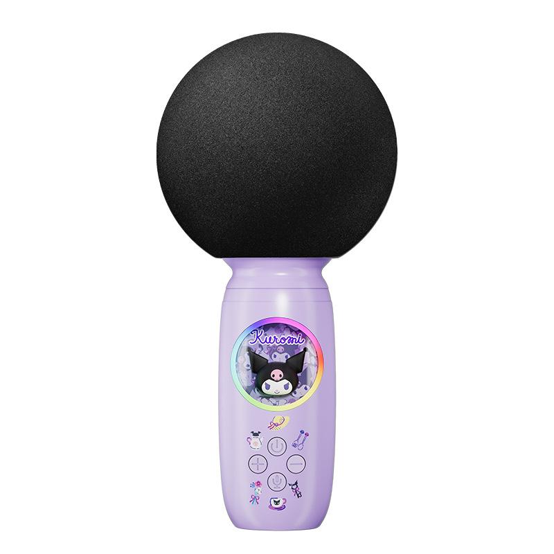 sanrio microphone audio integrated microphone handheld wireless bluetooth home children singing microphone gadget for singing songs Item Picture