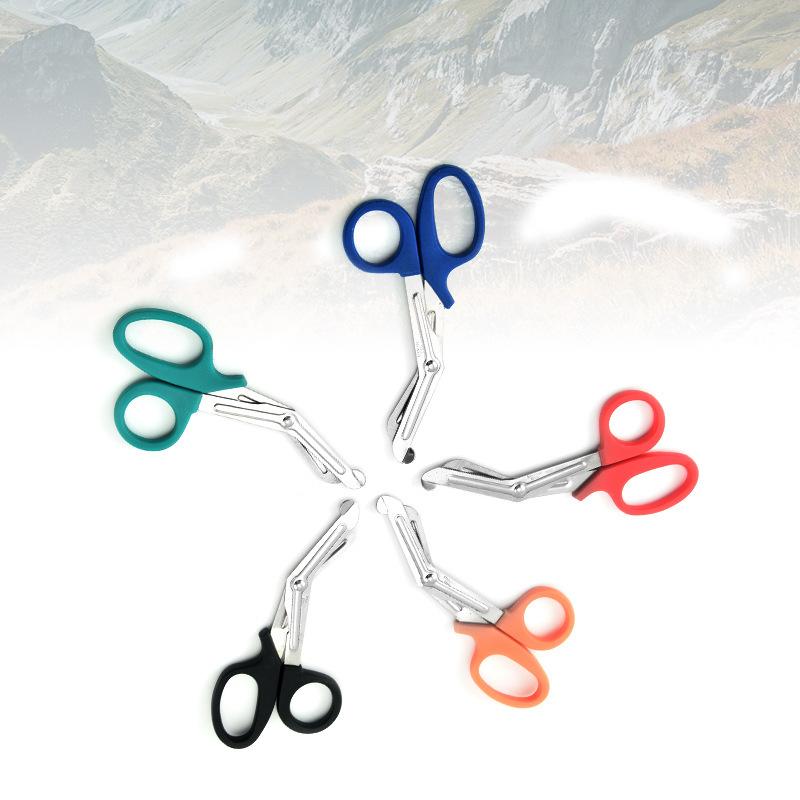 stainless steel elbow gauze scissors bandage gauze scissors dressing canvas scissors first aid kit accessories medical scissors