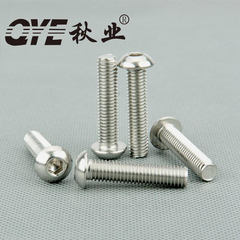 m2m3m4m5m6m8 304 stainless steel coiled hair hexagon socket head cap screw iso7380 round cup mushroom flat round head bolt Application Scenario
