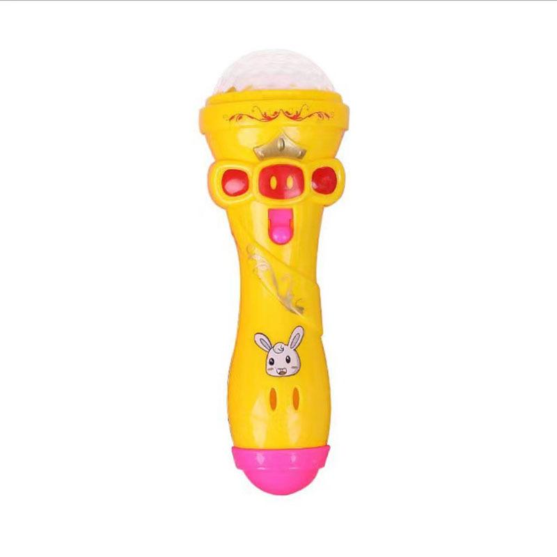Children's Luminous Toys Microphone Projection Starry Creative Microphone Night Market Square Stall Wholesale Toys Item Picture