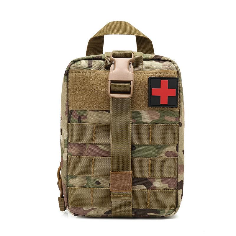 outdoor tactics medical first aid kits multifunctional mountaineering wild survival kit molle camouflage emergency lifesaving