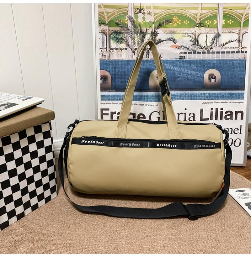new simple portable sports gym bag water-repellent short-distance travel bag large capacity fashion yoga bag