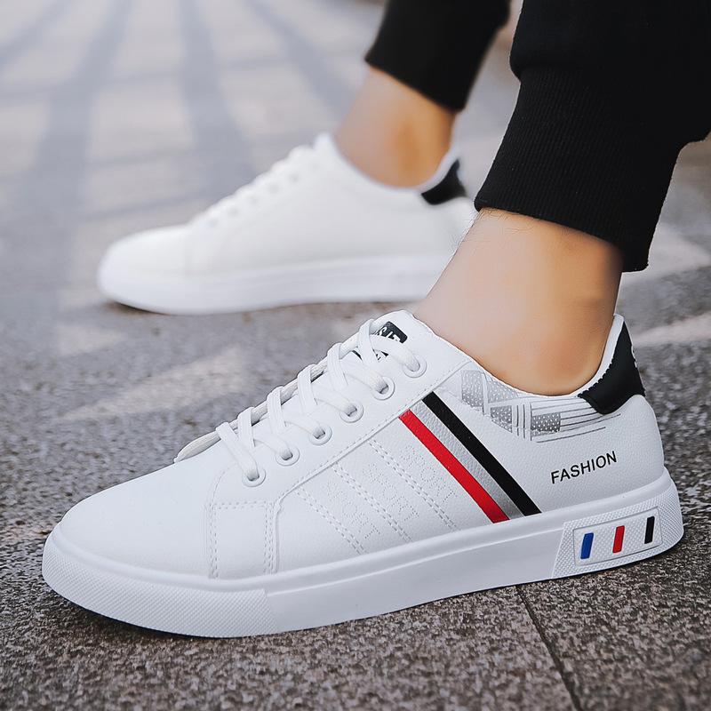 new spring shoes men's korean fashion white shoes all-matching casual sports trendy shoes male student board shoes Specification drawing