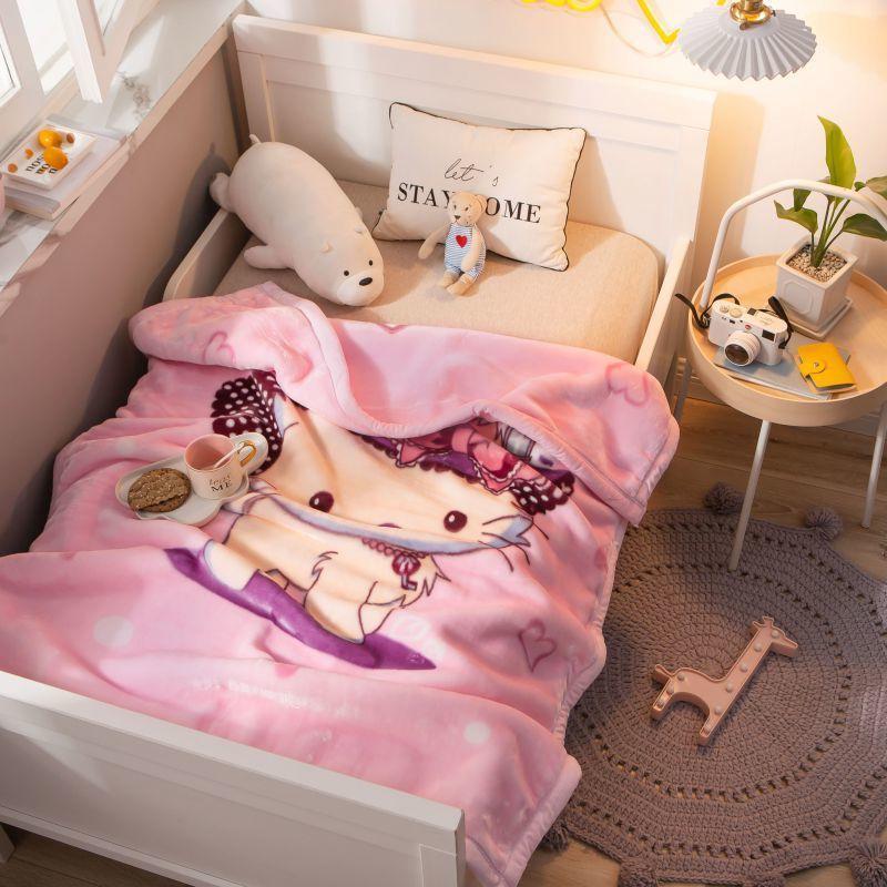 cloud blanket baby blanket blanket double-layer thickened winter newborn hug children's blankets quilt newborn baby cross-border