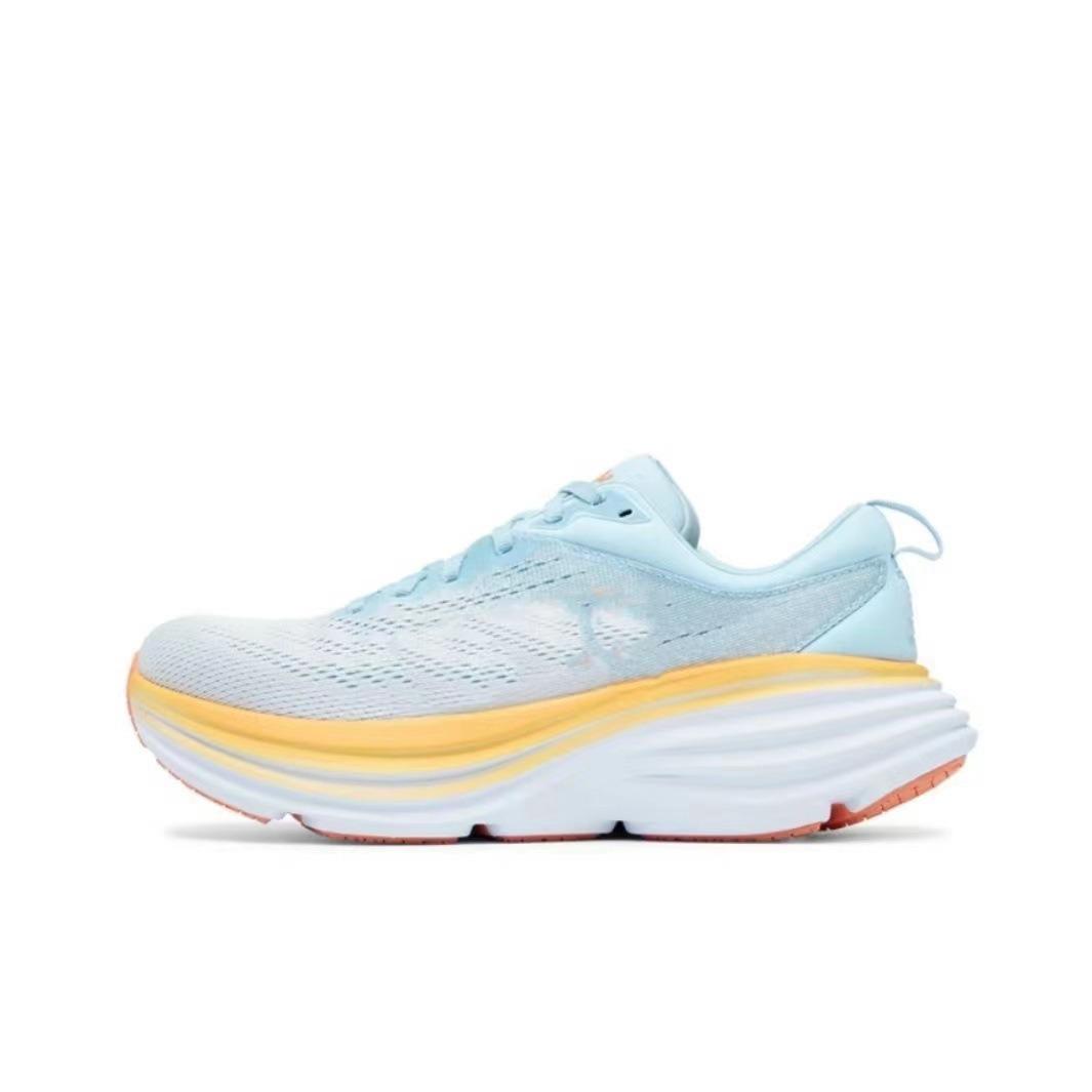 hoka oneone men's and women's autumn and winter bangdai 8 road running shoes bondi8 lightweight cushioning rebound support wear-resistant Application Scenario