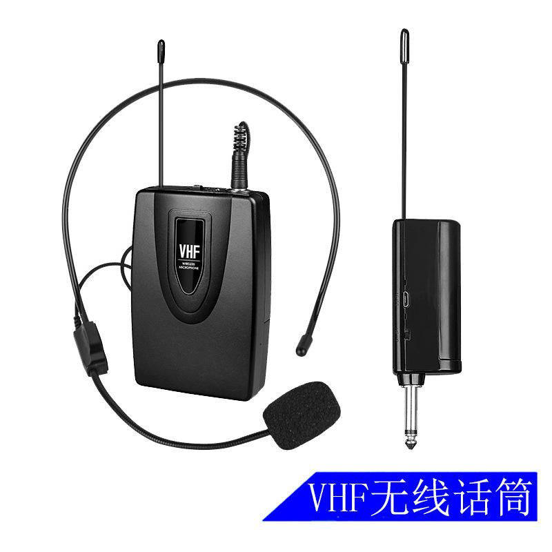 Universal Wireless Microphone Headset One to One Outdoor Square Stage Audio Neckline Clip Wireless Microphone full figure