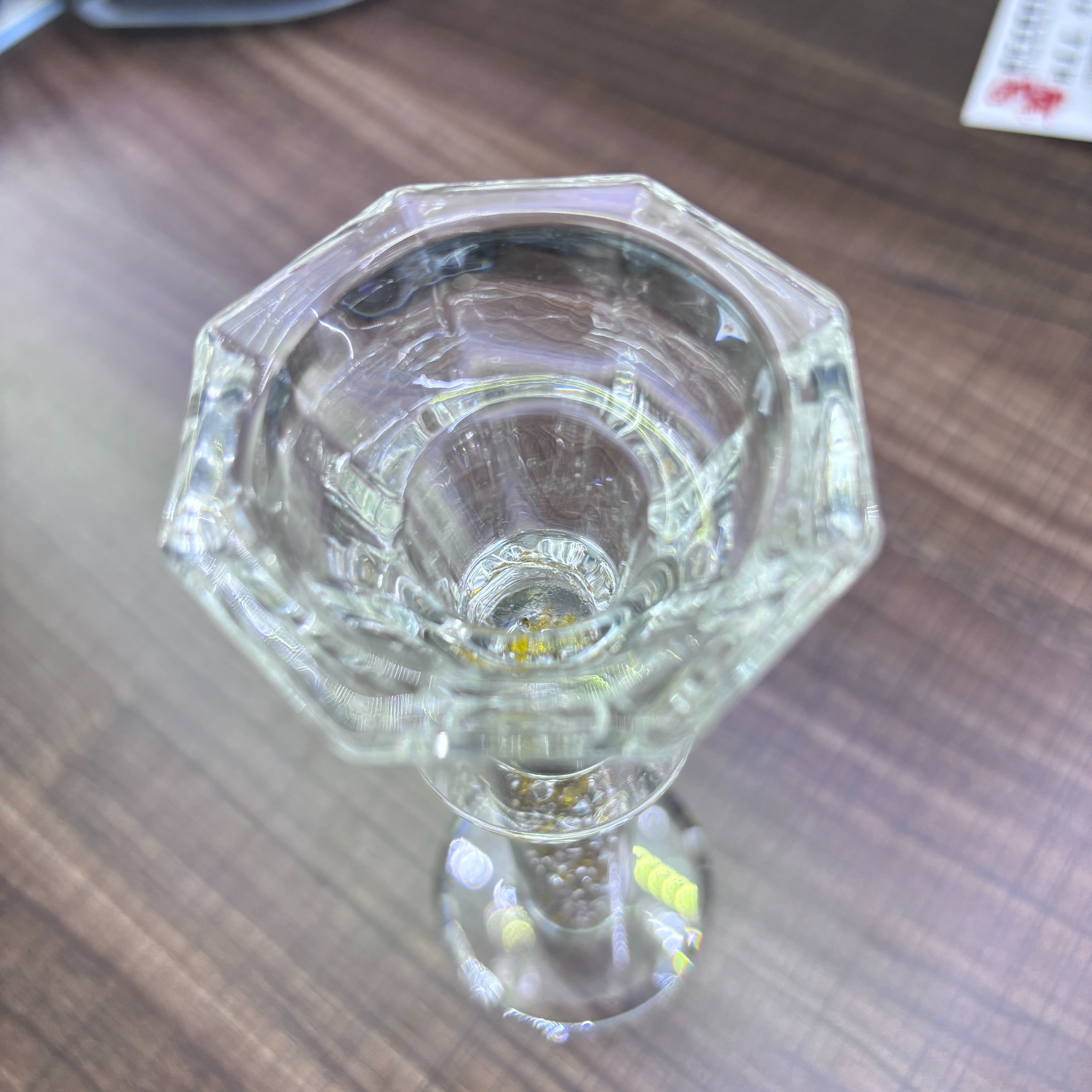 欧式水晶钻石高脚玻璃烛台 经典蜡台 西餐厅桌面婚庆装饰道具烛台