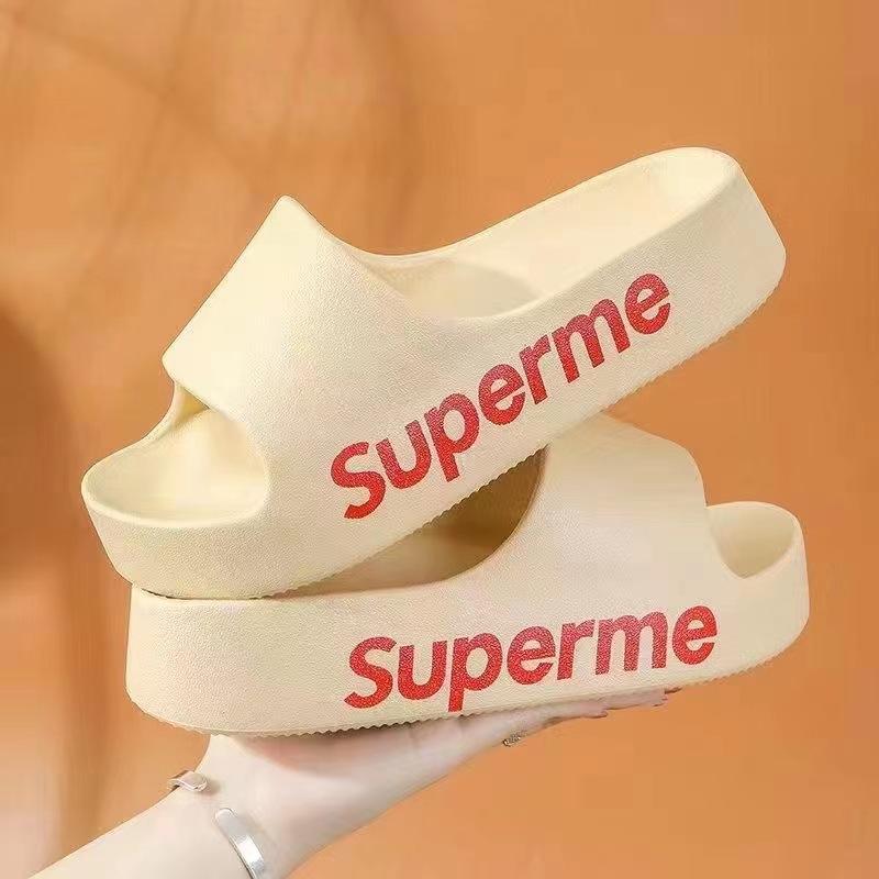 Spot Foreign Trade Plastics Shoe Slippers Men's and Women's Platform Slippers Sports Style Comfortable Simple Lightweight Guangzhou Women's Shoes Specification drawing