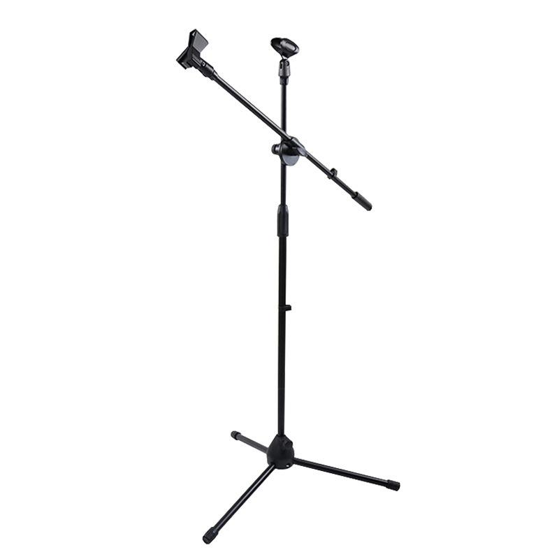 Microphone Stand Wholesale Live Karaoke Recording Floor Lifting Microphone Stand Stage Performance Vertical Microphone Application Scenario