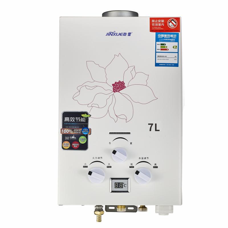 guangdong gas water heater manufacturer stove-piped water heater wholesale liquefied gas natural gas hot water dispenser household