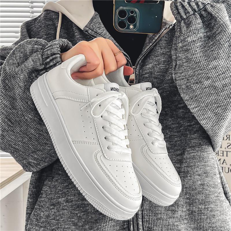 white shoes men's summer breathable youth casual versatile men's shoes 2023 new pure white sports board shoes for students Application Scenario