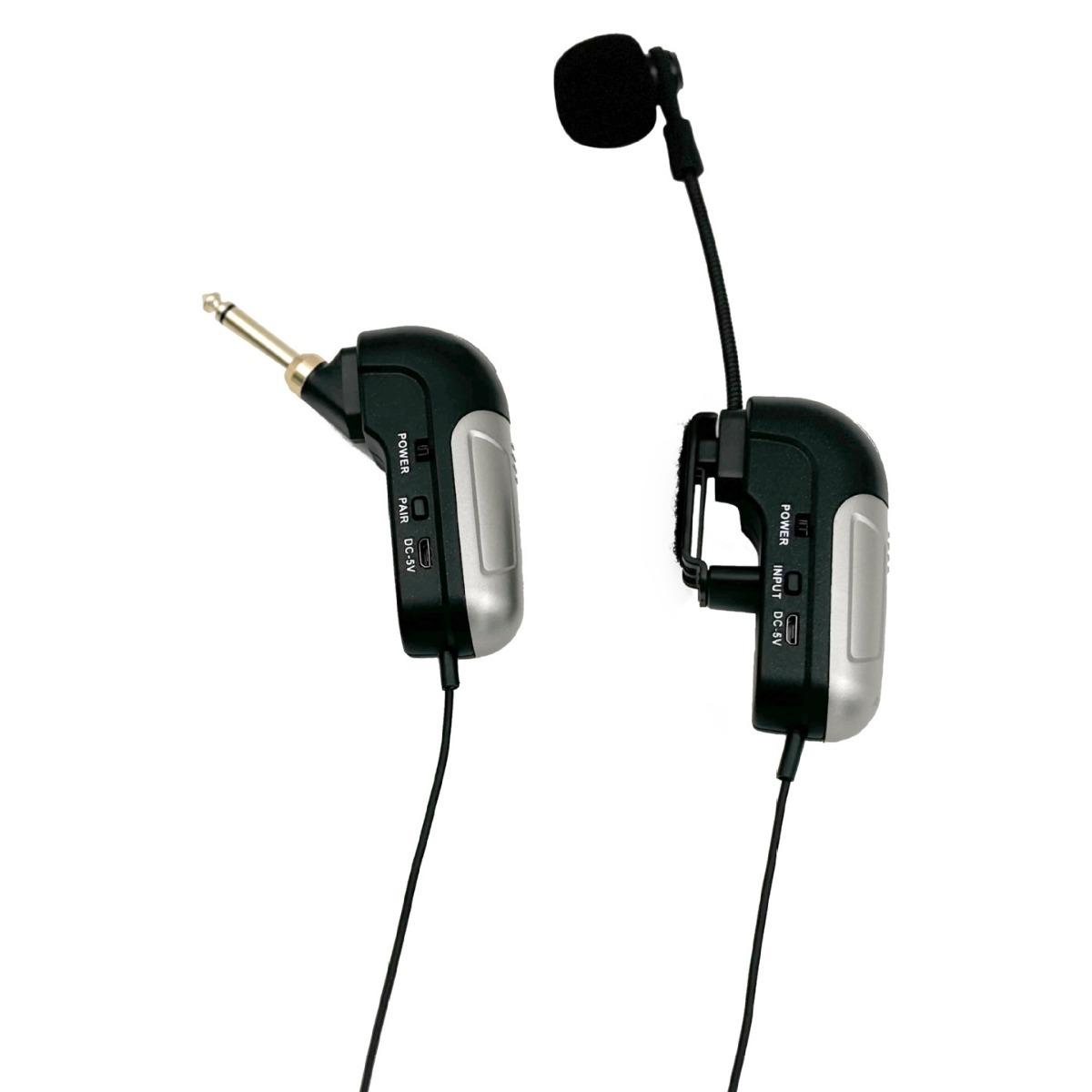 wireless microphone accordion vibration pickup performance and show sound amplifier one for two musical instrument teaching musical instrument microphone Item Picture