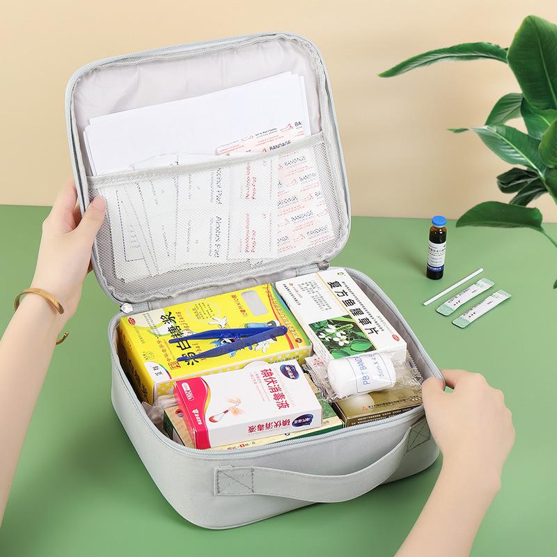 portable medicine bag fabric first aid kit travel medical first aid kits household outdoor emergency children student health bag Application Scenario