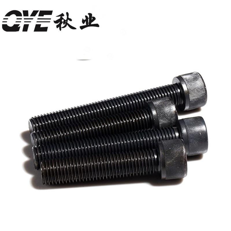12.9 grade full teeth black cup head inner hexagon screw m2-m8 hardened din912 cylinder head hexagon socket head cap screw details Picture