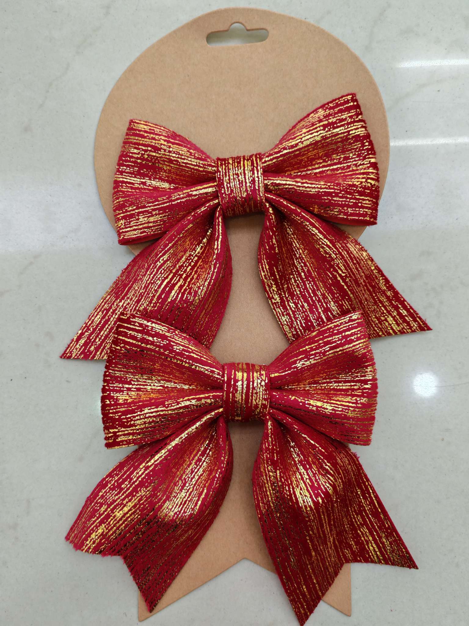 Christmas bows, Christmas supplies, decorations, Christmas tree pendants, hall decorations, small tree decorations, fashionable new styles, Christmas, Christmas detail image 3