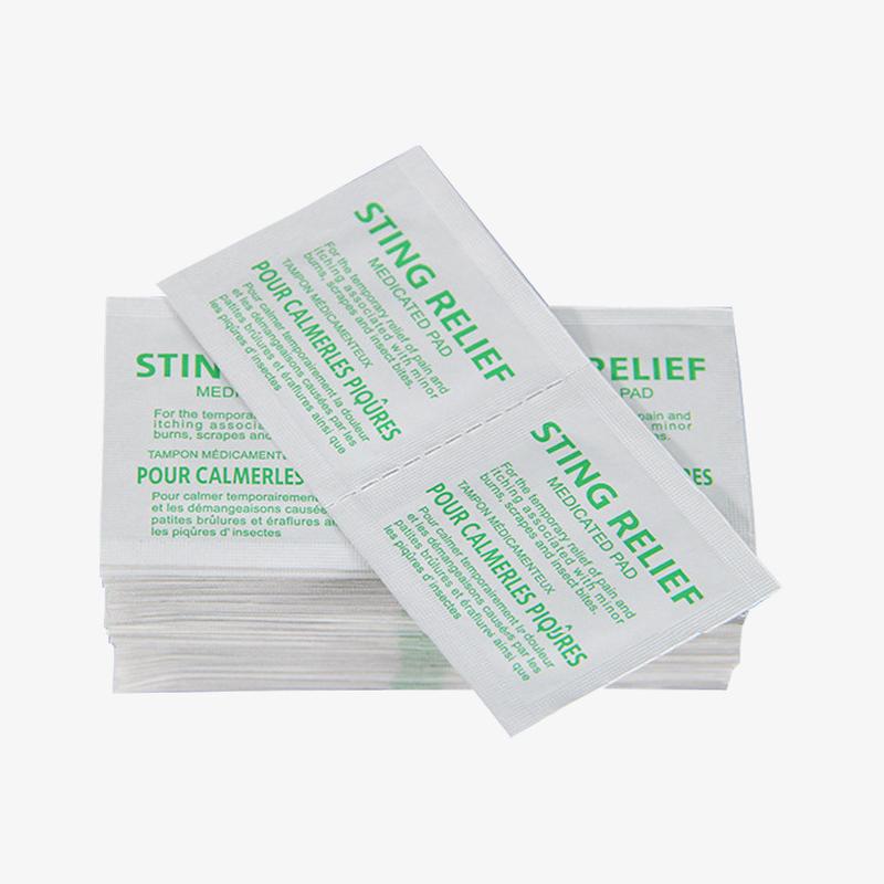 cross-border export outdoor portable first aid kit nursing camping first aid sting relief cleaning wet tissue