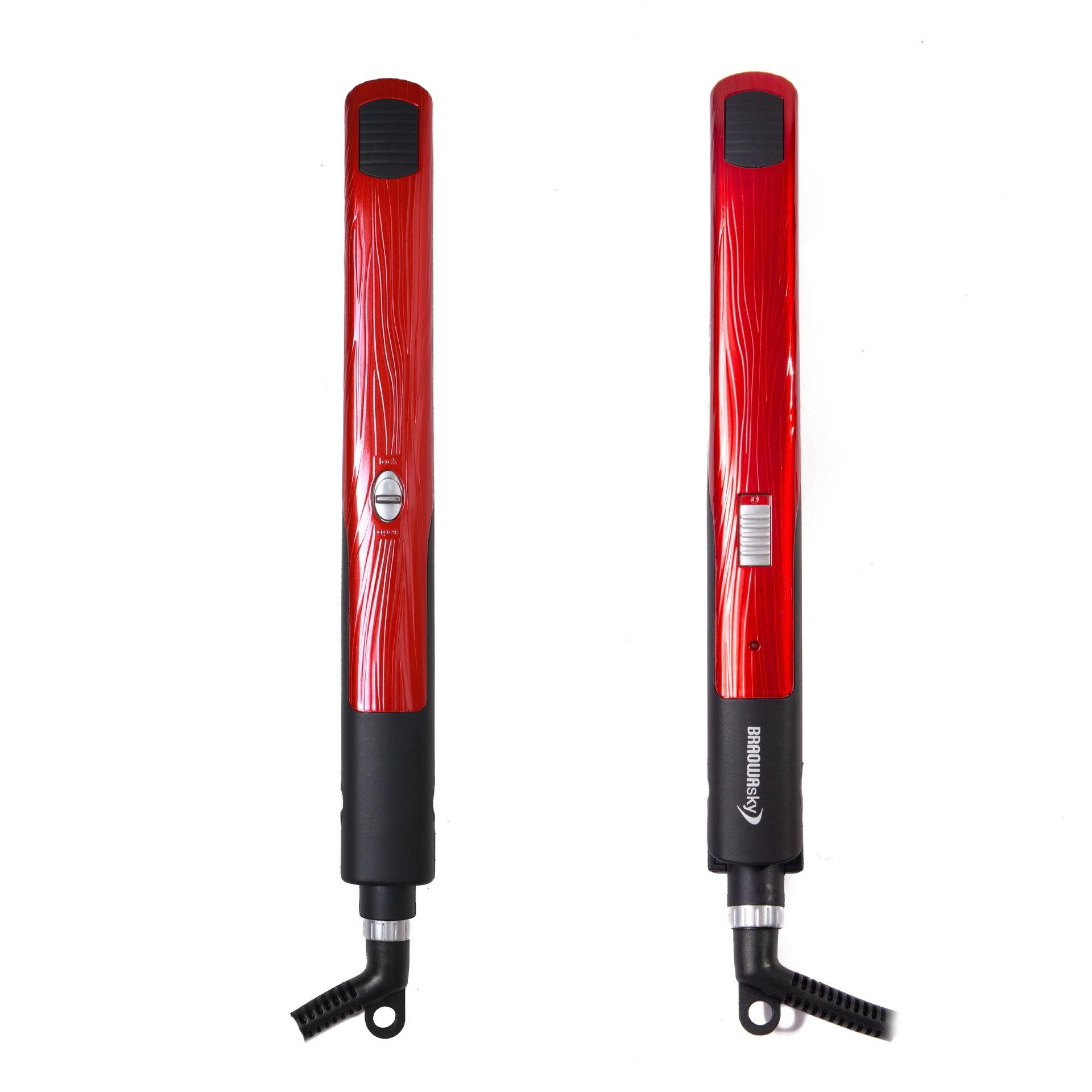 Waer Hair Straightener Inner Buckle Curly Hair Straight Hair Dual-Purpose Splint Bangs Short Hair Does Not Hurt Hair Ceramic Hair Curler