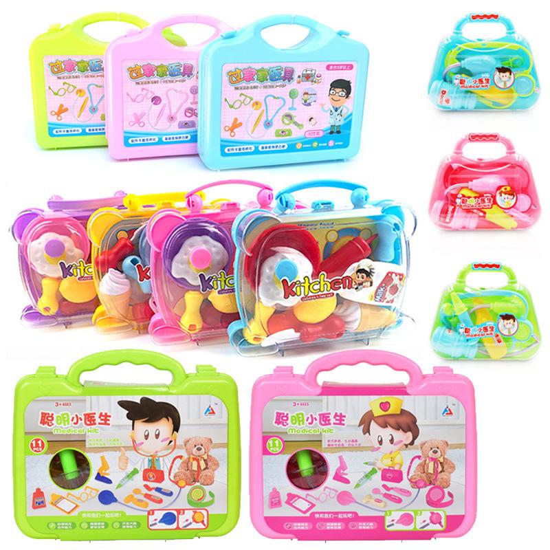 special sale] children's stethoscope play house toy simulation medical equipment nurse baby girl injection first aid kit
